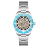 Spinnaker Croft 42 – Orologio automatico scheletrato da uomo, 42 mm, con bracciale in acciaio inox massiccio SP-5134, Bracciale