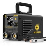 H HZXVOGEN ARC200DMINI 120A Stick Welder, saldatrice 2 in 1 Lift TIG/MMA ARC, 220 V, mini saldatrice portatile con potenza ad arco, hot start, anti-stick, display digitale a LED DC
