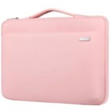 LANDICI 360°Laptop Sleeve Case 15.6 16 Inch Compatible with MacBook Pro 16 M1/M2/M3/M4 2019-2025, 15.6-16” Hp Dell Lenovo Acer Asus, Waterproof Computer Bag Cover with Handle, Pink