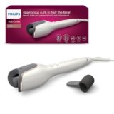 Philips Auto Curler Serie 8000, arricciacapelli con tecnologia MoistureProtect, 27 diverse opzioni di styling, bianco, modello BHB878/00