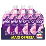 Lenor Ammorbidente Lavatrice Concentrato 440 Lavaggi (8X55), Ametista Rosa E Note Di Muschio, Freschezza Che Dura 3 Volte Più A Lungo Con Tecnologia Olii Profumati