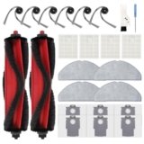 Q7 L5+ Accessori di Ricambio Compatibili per Roborock Q7 M5+, 24 Pcs:1 Spazzola Principale, 6 Filtri, 6 Ricambi Sacchetti,4 Panni Mop,4 Spazzole Laterali-Yivy 24pcs