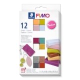 STAEDTLER Soft Fimo-Pasta da Modellare Morbida, Confezione di 12 Assortiti, 12 x 25 g, Colori alla Moda, Singolo, 8023 C12-5