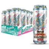 AriZona Chocolate Egg Cream Soda, Tunnels to Towers Foundation – Big Can, 22 Fl Oz (Pack of 12)