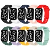 Xisair 10-Pack Cinturini in Silicone Compatibili con Redmi Watch 4 & Xiaomi Band 8 Pro Cinturino Morbido e Traspirante Cinturini per Xiaomi Redmi Watch 4 & Xiaomi Smart Band 8Pro Cinturini Sportivi