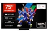 TCL 75Q7C 75” QLED TV 4K QD-Mini LED, HDR Premium 3000, Google TV (Dolby Vision IQ & Atmos, Pannello HVA, Refresh Rate 144Hz, Google Assistant Hands-Free, Apple AirPlay 2 & Alexa)