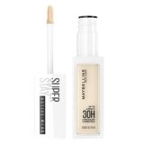 Maybelline New York Correttore Liquido SuperStay 30H Active Wear, Finish Matte e Naturale ad Alta Coprenza, Corregge le Imperfezioni, Texture Leggera, 05 Ivory, 10 ml