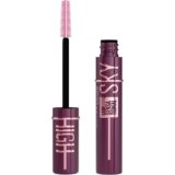 Maybelline New York Mascara Allungante e Volumizzante, Lunghezza e Volume Senza Limiti, Tenuta 24H, Arricchito con Pigmenti Color Borgogna, Mascara Sky High, Tonalità: Burgundy Haze, 7,2 ml
