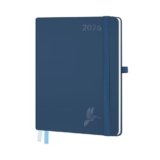 FEKSINO Agenda 2026 Settimanale Verticale A5-21,3 x 14,6 cm, Tapa Blanda en, Diario Scuola 12 Mesi da Gen a Dic, con Spazio per Appunti Carta 100 g/m² – Blu