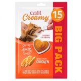 Catit Creamy Pollo, 15x10g