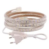 XUNATA Striscia LED, 220V SMD 3014, 120 LEDs/m, IP65 Impermeabile, Flessibile Striscia a LED Moderno per Cucina Scala Soffitto Tetto