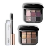 KIKO Milano Glamour Multi Finish Eyeshadow Palette 01 | Glamour Multi Finish Eyeshadow Palette 04 | Palette With 9 Eyeshadows In Different Finishes and Luxurious Lashes Extra Volume Brush Mascara