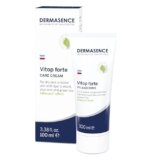 DERMASENCE Vitop forte Care Cream 100 ml, Crema viso e corpo per bambini e adulti, Crema lenitiva per pelli sensibili, Crema idratante adatta a soggetti con dermatite atopica