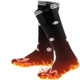 Heated Socks for Men Women, Electric Heated Socks Up to 8 Hours with 4 Heating Levels, Max to 154℉, Rechargeable Heating Socks for Hunting, Camping, Skiing, Walking, Fishing, Cycling, Outdoor Work