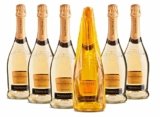 Sant’Orsola – Prosecco D.O.C. Millesimato Extra Dry, da Uva Glera, Gusto Fresco con Note Fruttate, 6×750 ml