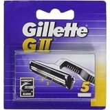 Gillette GII Lame Comfort da uomo intercambiabili, confezione da 5, Lamette di Ricambio, facili da sostituire
