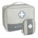 Romon Borsa Pronto Soccorso Viaggio, Impermeabile Kit di Pronto Soccorso Vuota, Alta capacità Borsa Medica Portatile Sportiva, Kit Medico Vuota per Viaggio Ufficio Casa All’aperto