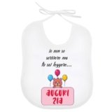 La Ruotante Bavaglino in 100% cotone miglior zia amore cocco leggere bavetta regalo nascita (2) (6)