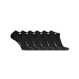Pierre Cardin Calzino da uomo in cotone pettinato, set di 6 calze basse da uomo, non scivoloso, taglia 39/42, nero, NR, 39-42