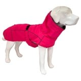 Croci Hiking K2 – Giacca impermeabile antivento invernale per cani con fodera termica imbottita, adatto fino a -20 C°, regolabile e ultraleggero, collo antipioggia, Fucsia, taglia 25 cm