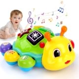 AUUGUU Musical Baby Toys, Infant Light up Music Toys Tummy Time Development, Crawling Toy for 6 7 8 9 10 11 12+ Month Old, Christmas Birthday Gifts for Babies Boys