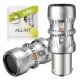AGLINT Lampadine BAU15S PY21W LED CANBUS Senza Errori Anti Hyper Flash 7507 1156PY 1056 12V Sostituzione Lampadina per Auto LED Luci di Segnalazione Indicatori di Direzione Fendinebbia Luce Ambra 2PCS
