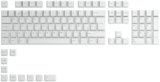 Glorious Gaming 115 GPBT Keycaps – Profilo Cherry, plastica PBT resistente, aspetto accattivante, suono superiore, caratteri originali, layout spagnolo – Bianco artico