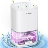 Deumidificatore Casa Muffa,Deumidificatore Portatile Silenzioso 1100ML,Spegnimento Automatico,LED 7 colorati Per la Casa,Bagno Cabina Armadio（500ML/24）