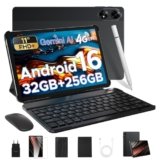 DOOGEE Tab G6+ Tablet con Tastiera Android 16,Tablet 11 Pollici,32GB RAM+256GB/2TB TF,4G LTE+5G WiFi,1920 * 1200 FHD+IPS,8000mAh /18W,13MP+5MP,Unisoc T7280 Octa Core/Widevine L1/OTG/Face ID/GPS,Nero