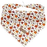 Lionheart glory Thanksgiving Dog Bandana Dog Kerchief 1 Pack Washable Square Adjustable Soft Girl or Boy Dog Bandanas for Small Dogs
