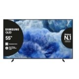 Samsung QLED 4K Vision AI Smart TV 55” QE55Q8FAAUXZT, Q8F, Q4 AI Processor, 4K Upscaling, OTS Lite, Air Slim Design, 100% di Volume Colore con Quantum Dot, PACCHETTO INTRATTENIMENTO, 2025