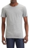 Levi’s Slim 2-pack Crewneck Tee, T-shirt Uomo, White/ Med Heather Grey, M