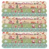 Luxshiny Christmas Nail Files Bulk 12pcs Double Sided Nail Boards Grit Nail Files Sanding Nail File Nail Buffers Manicure Grit Tools for and Acrylic Nails Nail Art (Random Style)