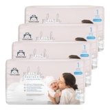 Amazon Brand – Mama Bear Plush Protection Diapers – Size 1, One Month Supply, Hypoallergenic Premium Disposable Baby Diapers, 216 Count (Pack of 4), White and Cloud Dreams