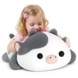 Mewaii Peluche Cuscino per Bambina Cuscino di Peluche Animali Kawaii Giocattoli Abbraccio Morbido Cuscino Giocattolo Regalo per Ragazza