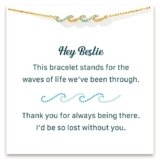 STORYJEWELLERY Friend Christmas Gifts for Women, Bestie Bracelets, Friend Birthday Gifts for Women, Friendship Bracelets, BFF Gift, Bestie Jewelry, Xmas Present, Style 11