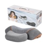 TUFPUZRLCT Not-Rechargeable Neck Massager Pillow for Pain Relief Deep Tissue with Heat, Traction Massager, Vibration, Neck Hump Corrector for Home