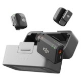 DJI Mic Mini (2 TX + 1 RX + Custodia di ricarica), microfono wireless, leggero, audio di alta qualità, 48 ore di utilizzo, cancellazione rumore, microfono senza fili per fotocamere/iPhone/Android,vlog