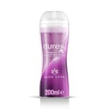 Durex Massage 2 in 1 Aloe Vera, Lubrificante Sessuale Intimo, Adatto anche per Rapporti Intimi e Massaggi, Gel Lubrificante a Base d’Acqua, Formato Convenienza, 200 ml