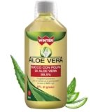 Aloe Vera da Bere 99,5% Pura – Succo Naturale Senza Aloina, Made in Italy, 1000 ml – Integratore Depurativo Detox Fegato, Lenitivo e Idratante per Digestione, Regolarità e Benessere Quotidiano