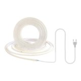 pcning LED COB 220V 1M 10 Watt 320leds Strip Light Taglio 25cm, 220 Volt 6000K 1 Metri LED Striscia senza Trasformatore (Bianco Freddo, 1M)