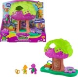 Barney’s World Preschool Toy Lights & Sounds Treehouse Playset with Figures for Pretend Play Kids Ages 3+ Years