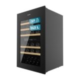 Cecotec Cantinetta Integrabile 57 Bottiglie Bolero Grandsommelier Duo 57000 Touch Black. Finitura Nera, Raffreddamento Silenzioso (38Db) E Pannello Di Controllo Tattile Led