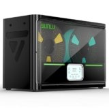 SUNLU Ufficiale Essiccatore Filamento 3D S4, 2024 Nuova 4-Bobine Scatola Asciutta per Filamento Stampante 3D, Potenziato Controllo Auto dell’umidità/Riscaldamento Rapido/Equilibrio Temperatura, Nero