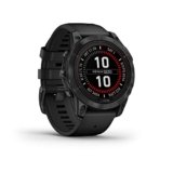 Garmin fēnix 7 Pro Solar, Smartwatch, Ricarica solare, 47mm, Torcia LED, Display 1,3″, Touchscreen, +30 Sport, GNSS multi-band, Mappe, Musica, GarminPay, Autonomia 22 giorni (Slate Gray & Black)