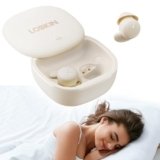 LOBKIN Sleep Earbuds,Wireless Bluetooth 6.0 Noise Blocking Sleeping Headphones,Sleep Earphones for Side Sleepers in Ear Soft Mini Invisible Buds Comfort Fit for Sleeping Working