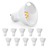 AGOTD Lampadine GU10 LED, 5W 850 Lumen 3000K Bianco Caldo Lampadina LED, LED GU10 equivalenti a lampade alogene 35W 50W, 120° Angolo del Fascio, 220-240V AC Non Dimmerabile, 10 pezzi