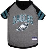 Pets First Philadelphia Eagles Hoodie Tee Shirt for Dogs, X-Small, Multi-Color