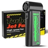 Compressed Air Duster 160000RPM 4 Gear Adjustable Electric Air Duster Super Power Cordless Air Mini Blower with Fast Charging for Computer, Keyboard, House, Outdoor and Car (Grey)