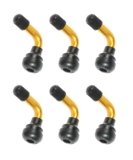 Flaconi Valvole Pneumatici Auto,Valvole Pneumatici,Valvola Pneumatici Tubeless,Valvole di Pneumatici,Valvola per Pneumatici,Ottone Steli Delle Yalvole dei Pneumatici Adatto a Moto,Auto
